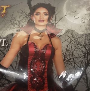 Halloween Costume adult 6_10 dark red